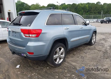 2013 Jeep Grand Cherokee Overland Summit из США, поврежденный, VIN 1C4RJFCT8DC612027